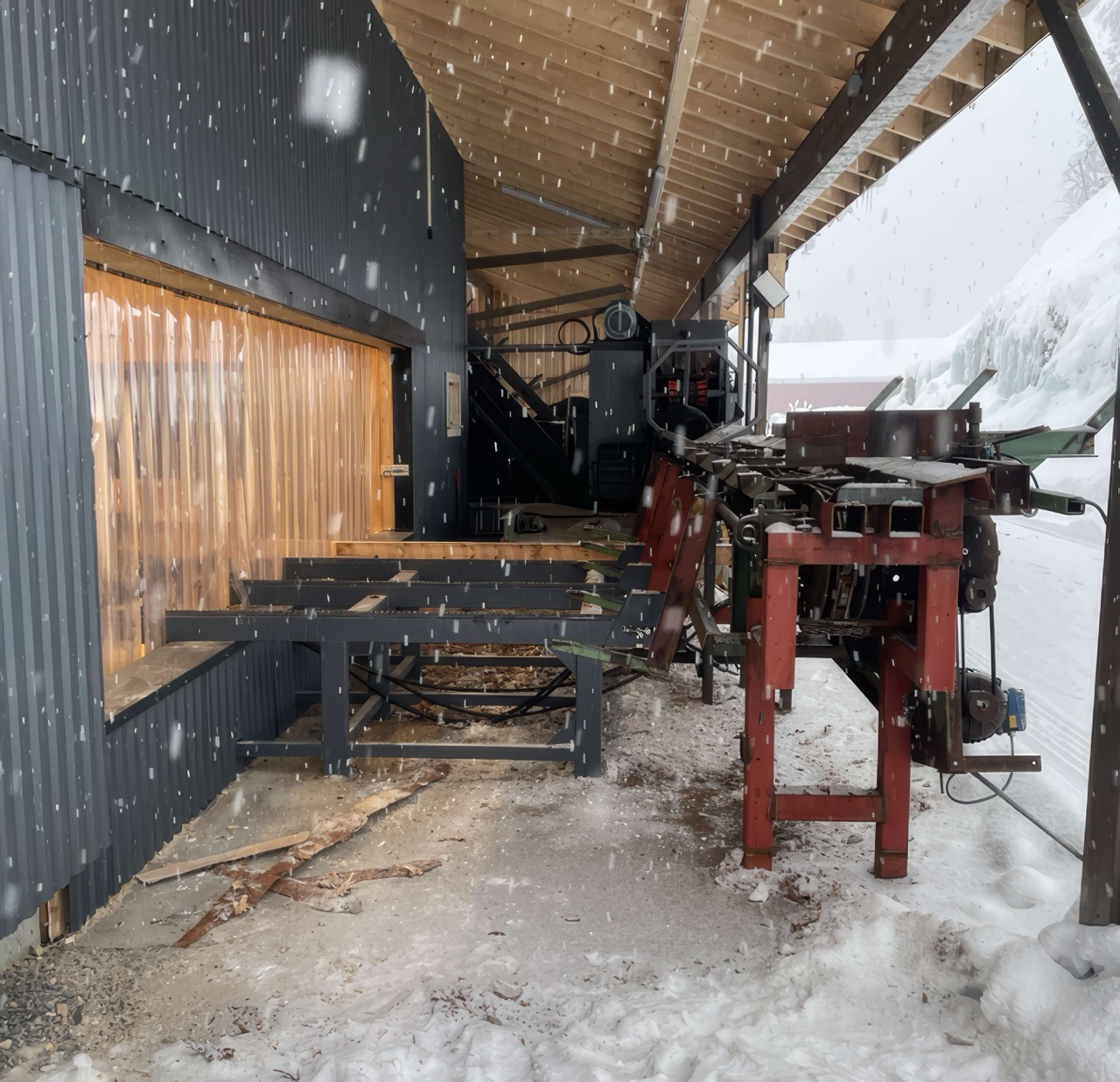 Frå produksjonen hjå Seimen Sag 4